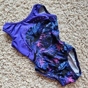 Jamwear Leo gymnastics rhinestone small